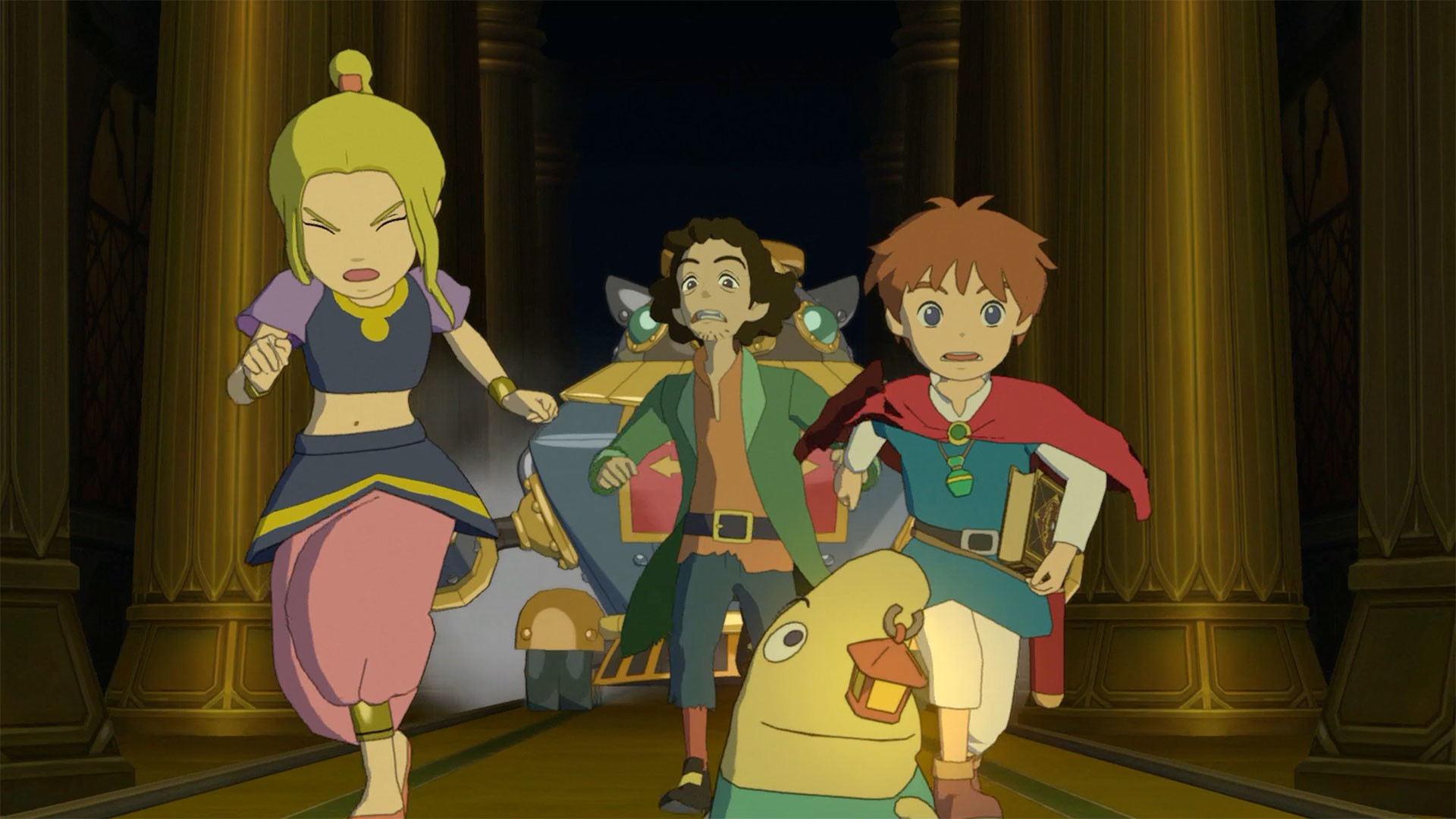 Ni no Kuni characters running