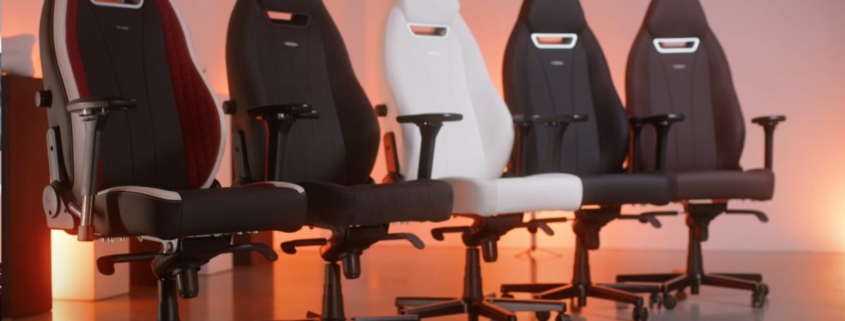 The Noblechair Legend gaming chair in all it