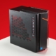 The Acer Nitro 50 gaming PC three quarter view.