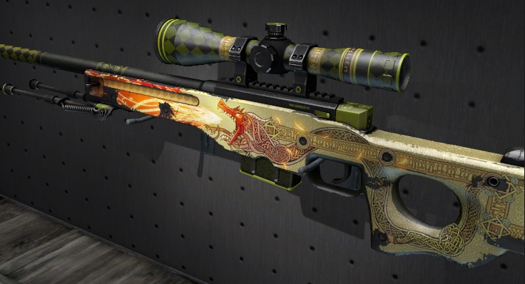 AWP Dragon Lore CSGO gun