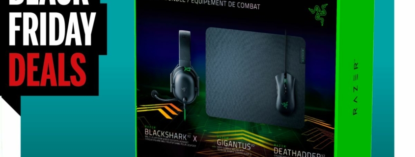 Black Friday Razer mouse and headset and mousepad combo battle bundle