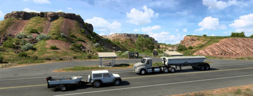 American Truck Simulator heads to Oklahoma, where the wind comes sweepin' down the plain