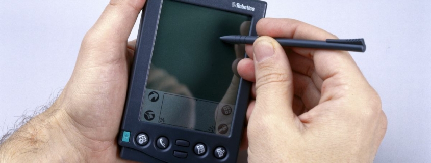 A Palm Pilot device from 1998