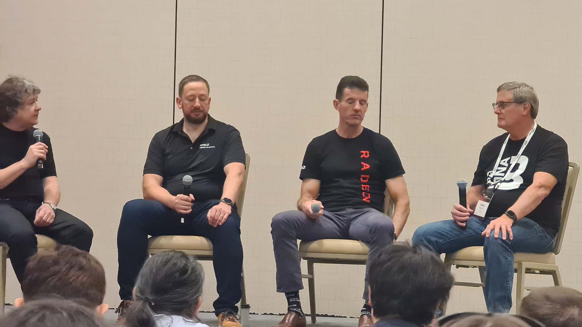 AMD RDNA 3 tech panel with AMD engineers