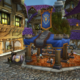 An image of the Stormwind trading post in World of Warcraft.