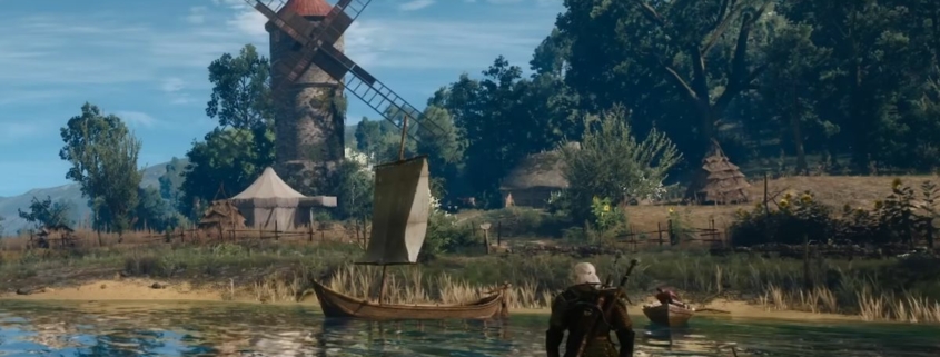 Here's an hour and a half of Geralt standing by a tranquil lake as peaceful music plays