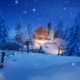 Fortnite Winterfest presents - the cosy lodge in the snow