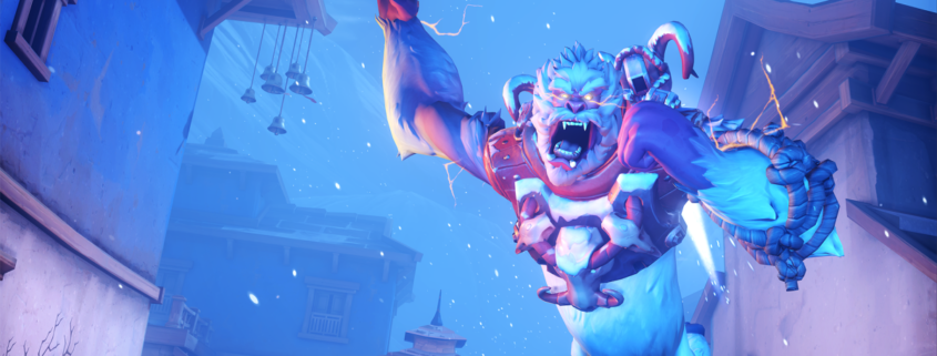 Winston in Yeti Hunter in Overwatch 2.