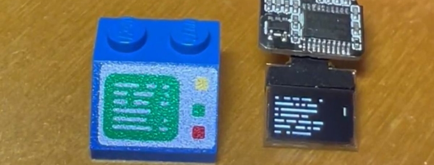 Watch a tiny Lego OLED terminal being made in this ASMR video