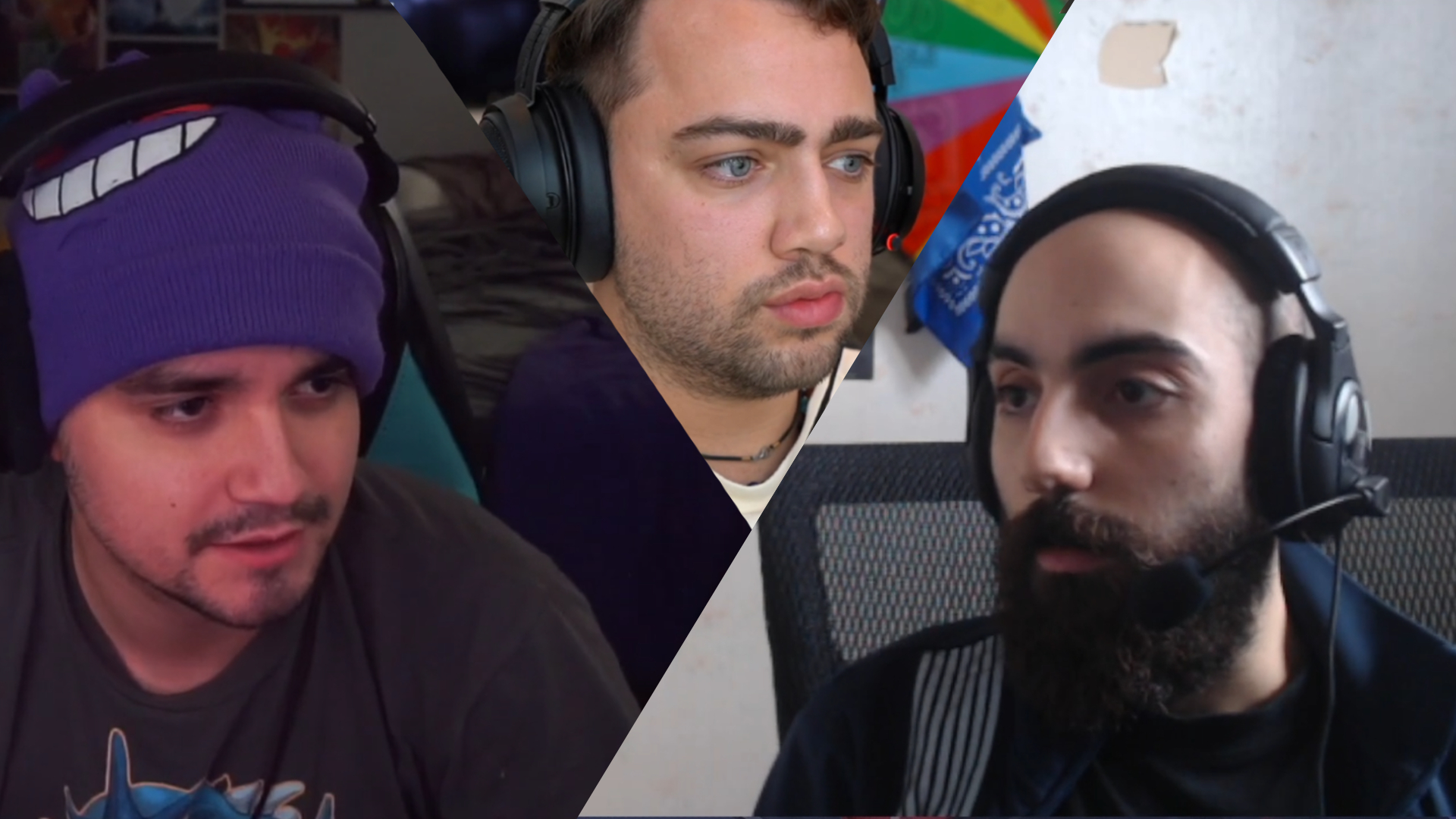 CrazySlick, Mizkif and ItsSliker.