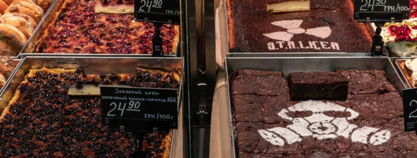 Stalker themed supermarket brownies