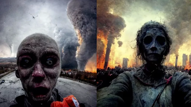 The last selfie ever taken. 