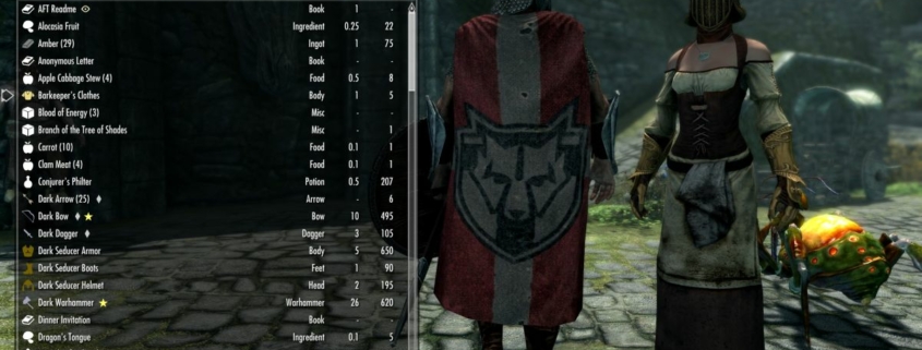 Show Yourself in Menus mod