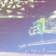 Glitching front door of the CES 2023 expo.