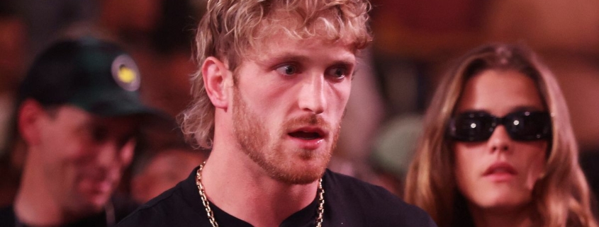 Logan Paul at a boxing match.