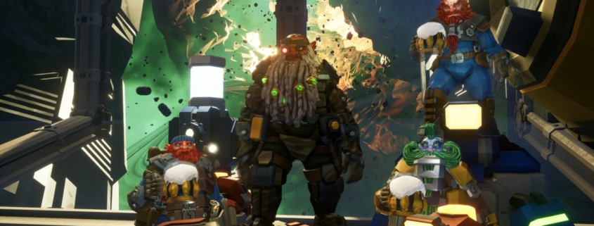 An image of the dwarves in Deep Rock Galactic.