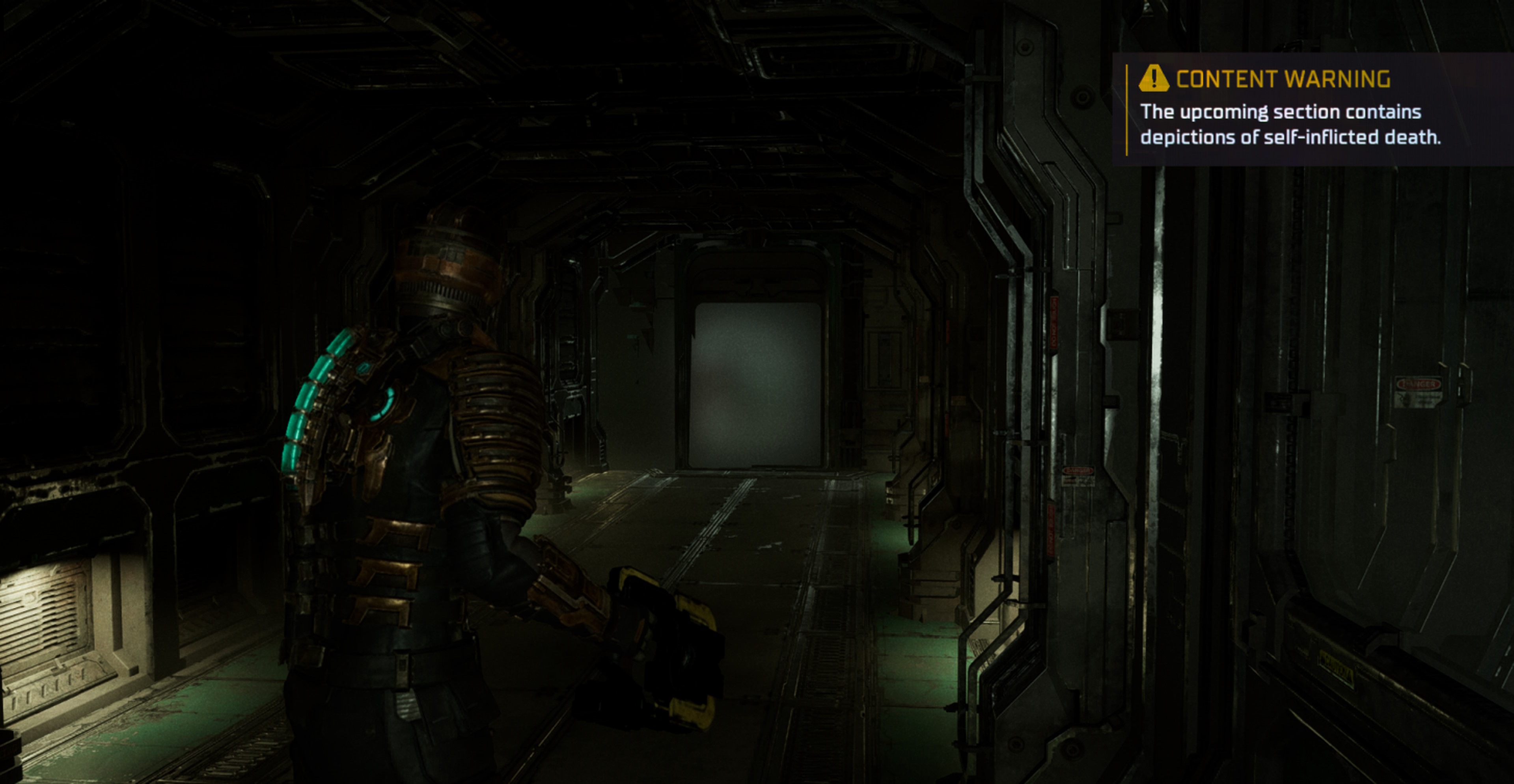 Dead Space - Hide Disturbing Scenes enabled