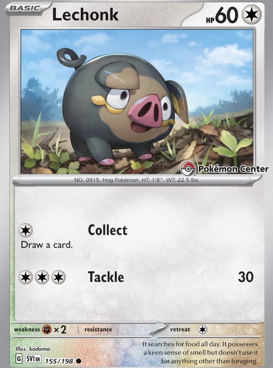 Preorders will receive this free Lechonk card.