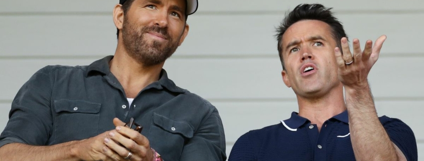 Ryan Reynolds and Rob McElhenney at Wrexham