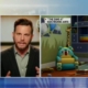 John Roberts and Dave Rubin on Fox News as talking heads next to screenshot of The Sims 4