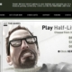 Image of Steam Homepage circa May 2005 with squashed, crowded web design, prominent image of Gordon Freeman struggling with a tentacle around his neck, adverts for Condition Zero and the HL2 art book, and other artifacts of the era.