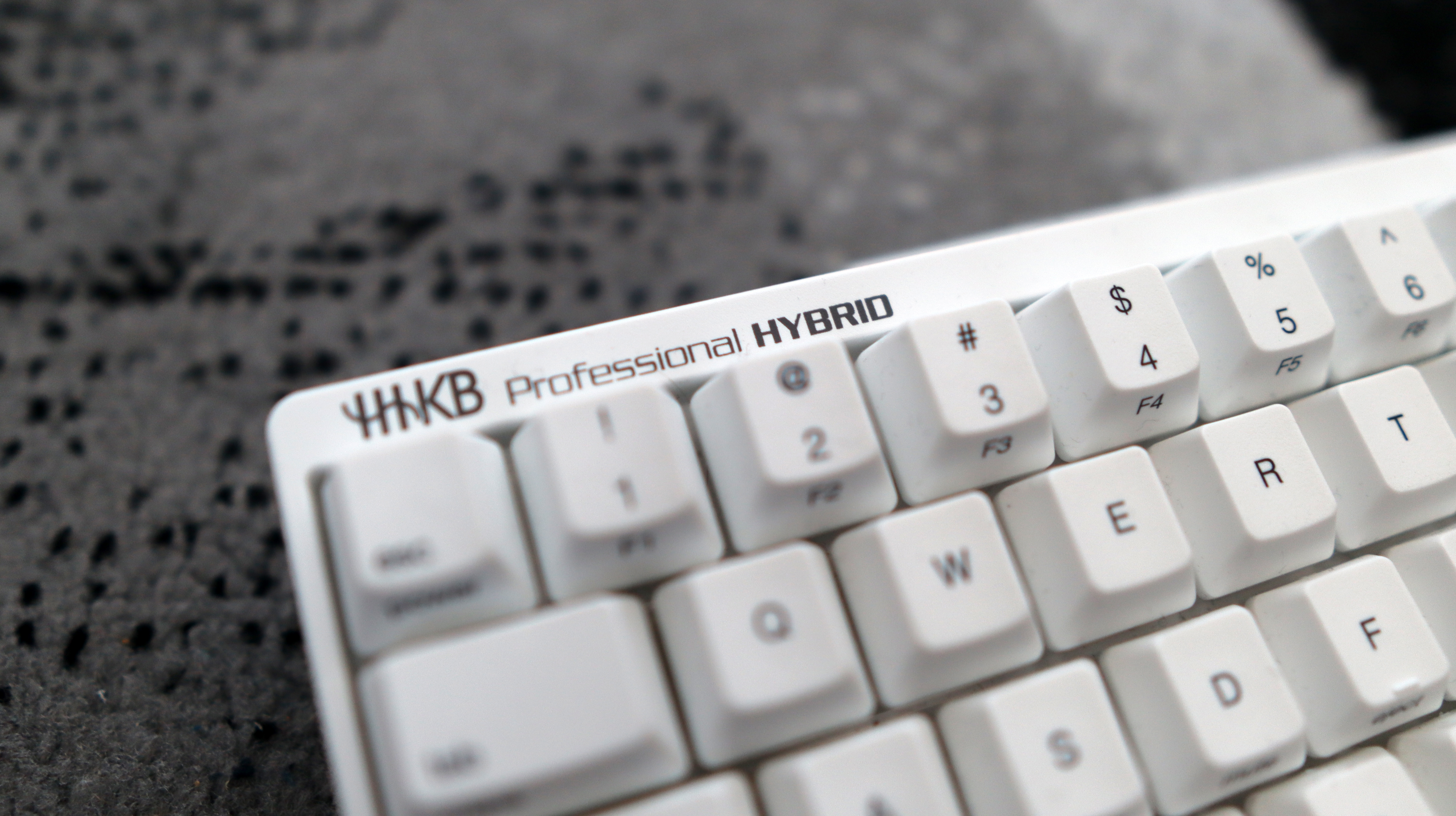 HHKB Professional Hybrid Type S keyboard on a desk