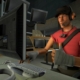 Valve soldier man on a pc.