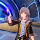 Honkai Star Rail beta - protagonist holding object