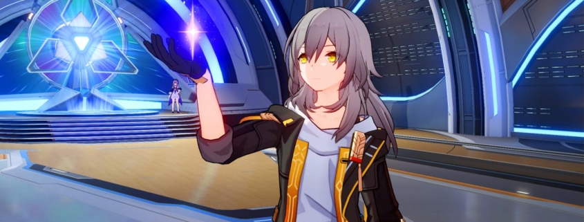 Honkai Star Rail beta - protagonist holding object