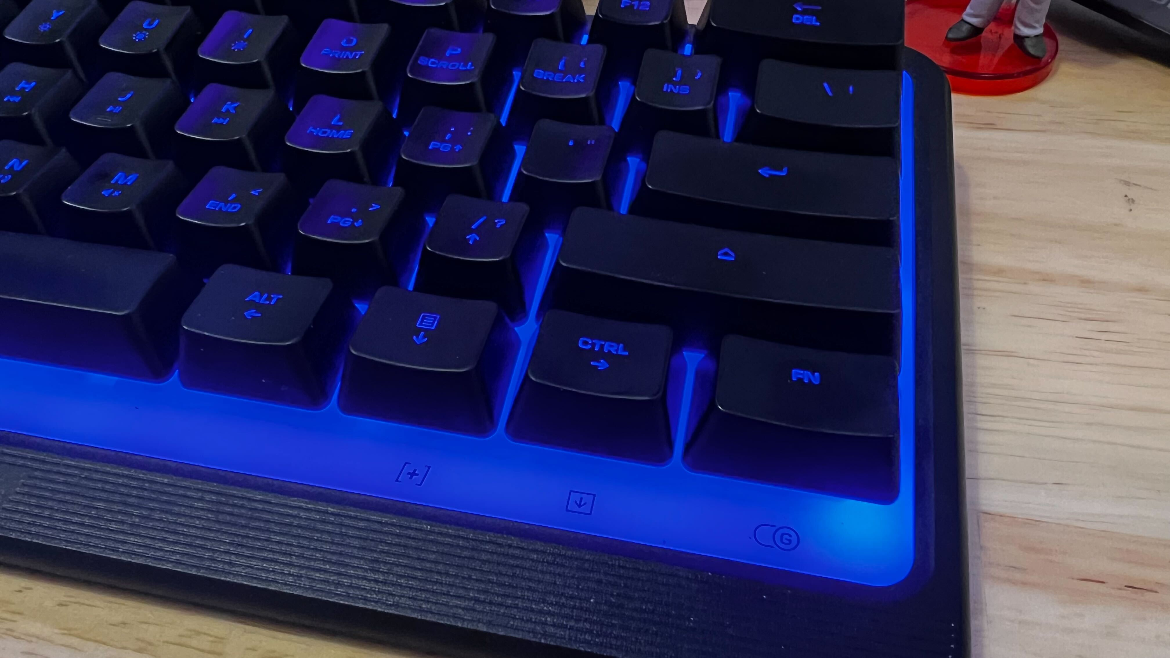 Roccat Magma Mini keyboard on desk.