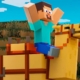 Minecraft 1.20 - Steve celebrates his new camel pal