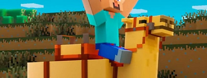 Minecraft 1.20 - Steve celebrates his new camel pal