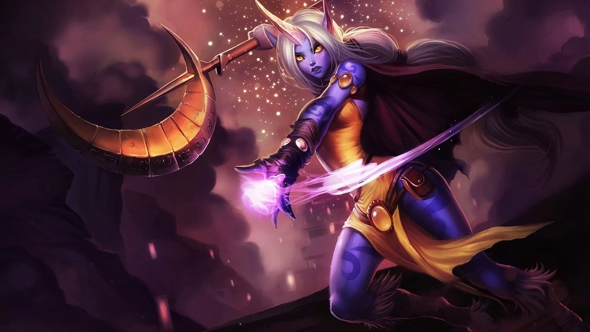 Soraka - a mystical being with healing magic.