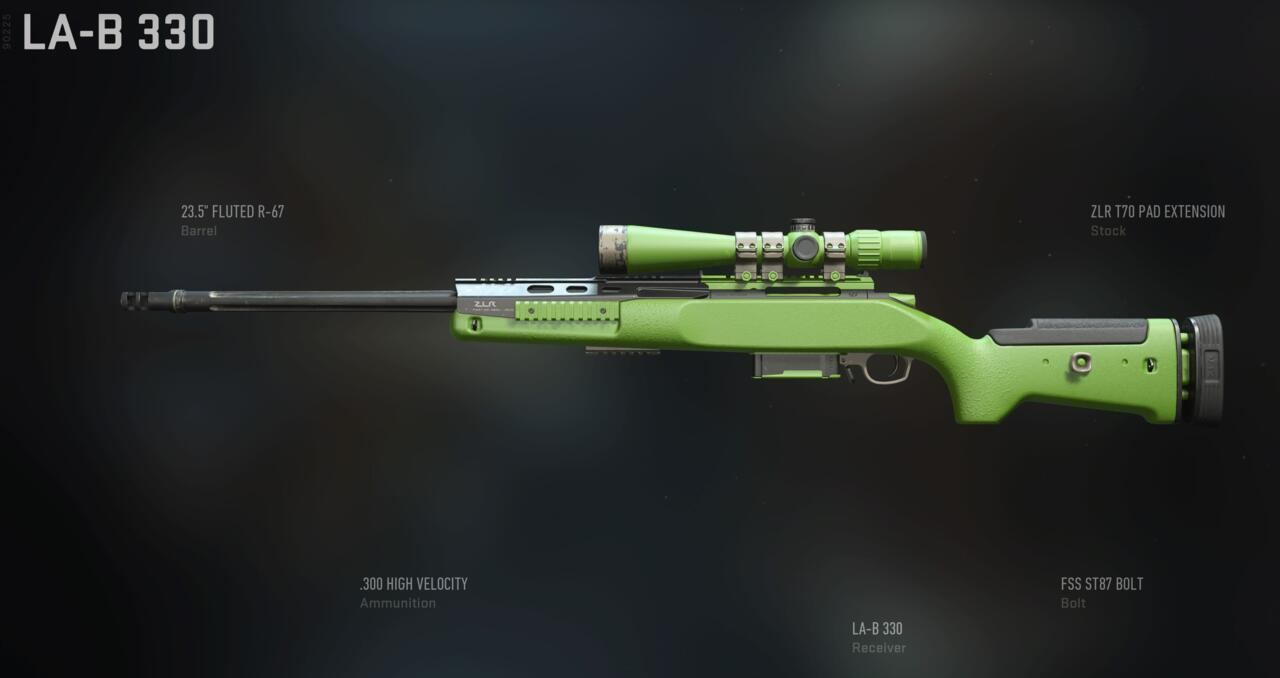 LA-B 330 sniper rifle