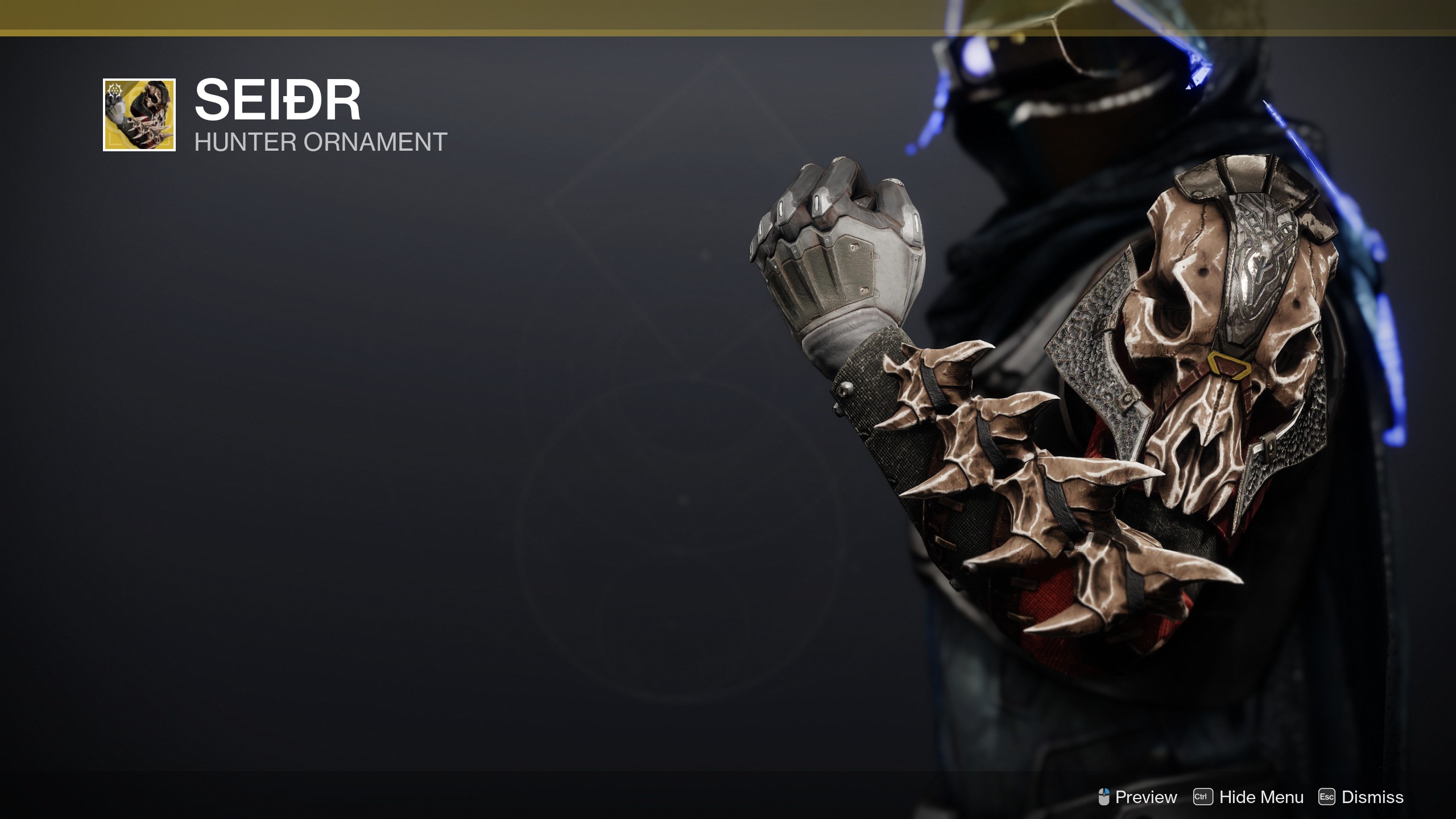 Destiny 2 Siedr ornament