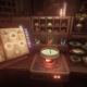 Mixing alchemical concoctions in the lab of Escape First Alchemist.