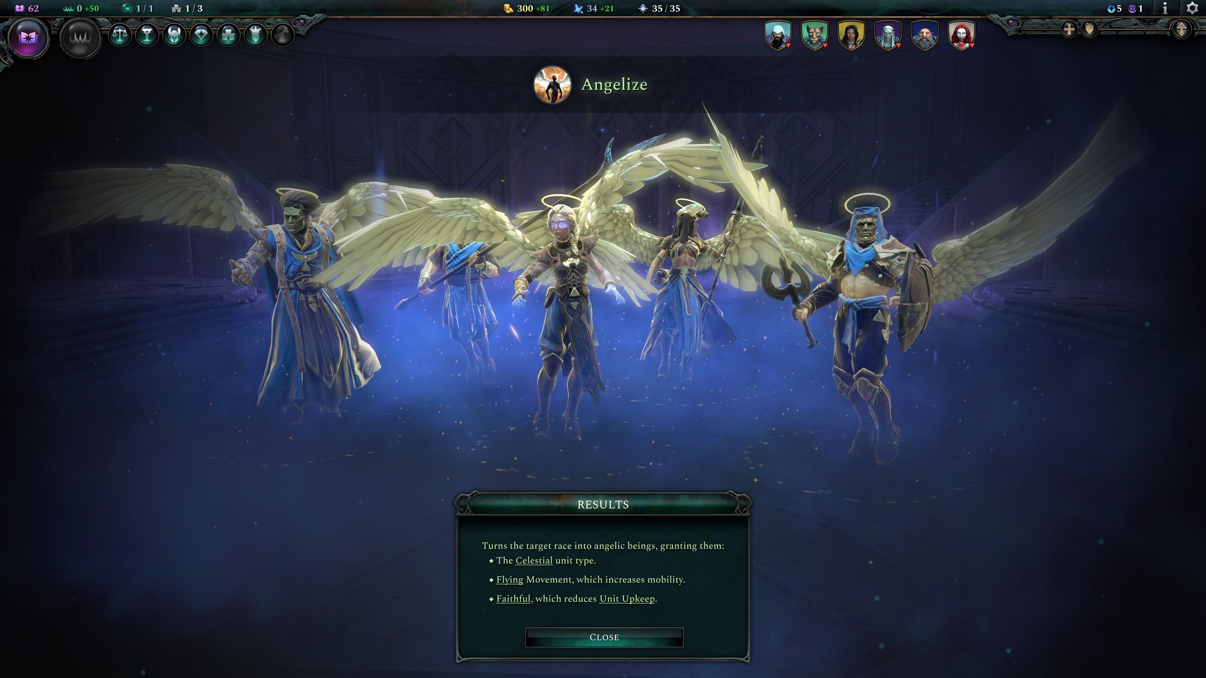 Making angels in Age of Wonders 4