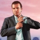 Michael cocks his gun in GTA 5