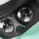 Meta Quest 2 headset lenses up-close