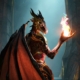 World of Warcraft: Dragonflight Dracthyr character