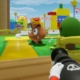 pointing cannon at King Goomba in Mario FPS demo