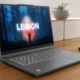 Lenovo Legion Slim 5 gaming laptop on a desk.