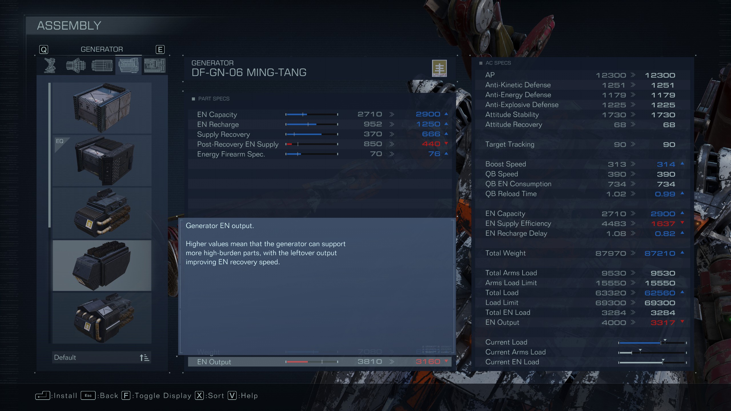 Armored Core 6 tips guide: Generator EN Output