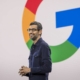 Google CEO Sundar Pichai at the Cloud Next