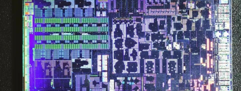 AMD Phoenix 2 APU die shot showing Zen4 and Zen 4c cores