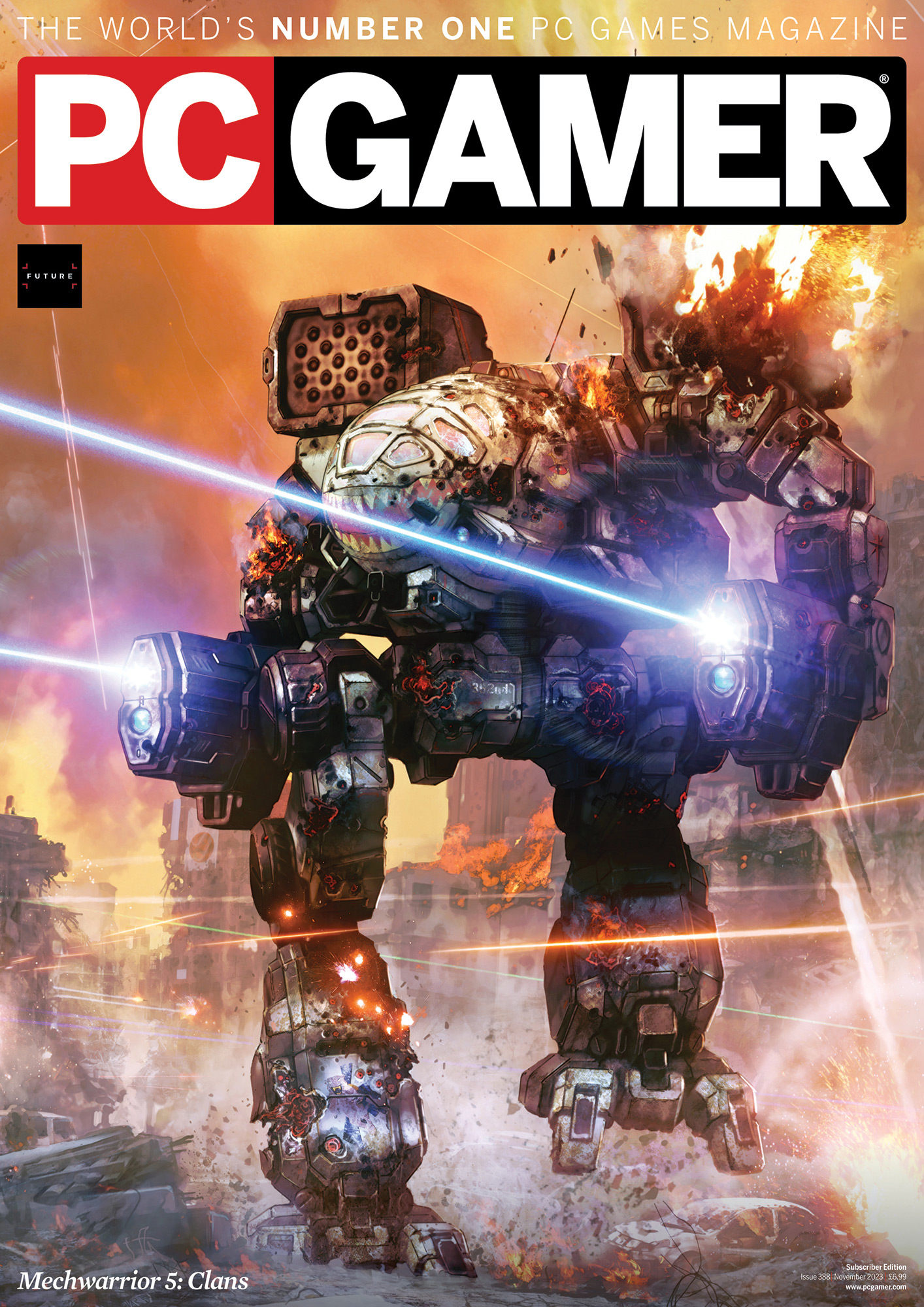 PC Gamer magazine MechWarrior 5 Clans