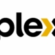 The logo for streaming platform Plex.