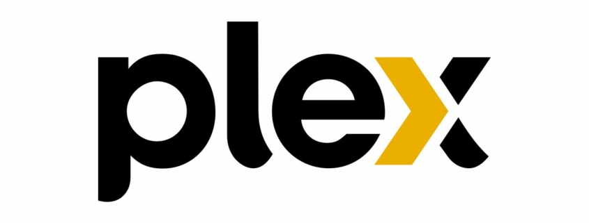 The logo for streaming platform Plex.