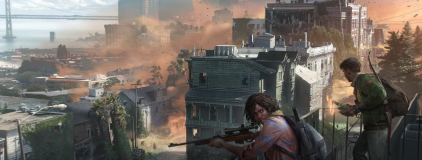 Concept art for a Last of Us multiplayer game.