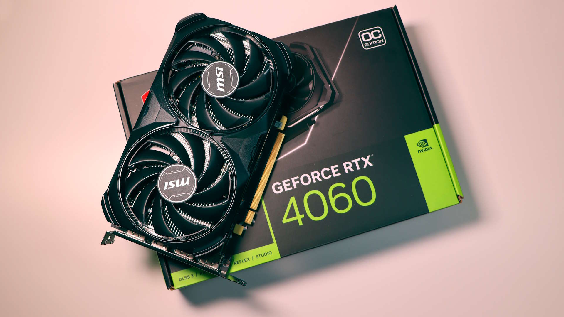 Nvidia GeForce RTX 4060 card and box